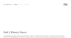 Desktop Screenshot of fjkdance.com